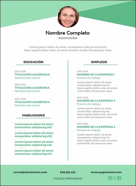 plantilla currículum sumiller